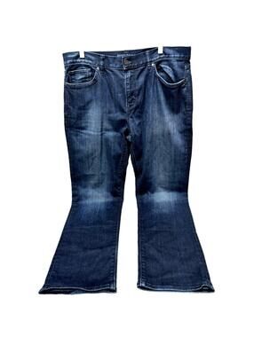 Banana Republic Slim Fit Jeans35x32 Y2K Vintage Dark Wash Straight Leg GUC As-Is